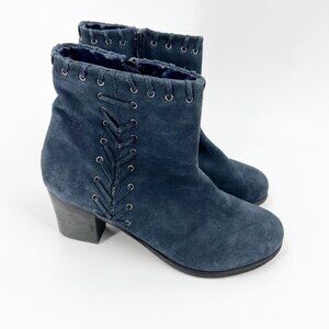 ✅ Matisse Boots Ankle Booties Stellah BLUE Suede 5.5